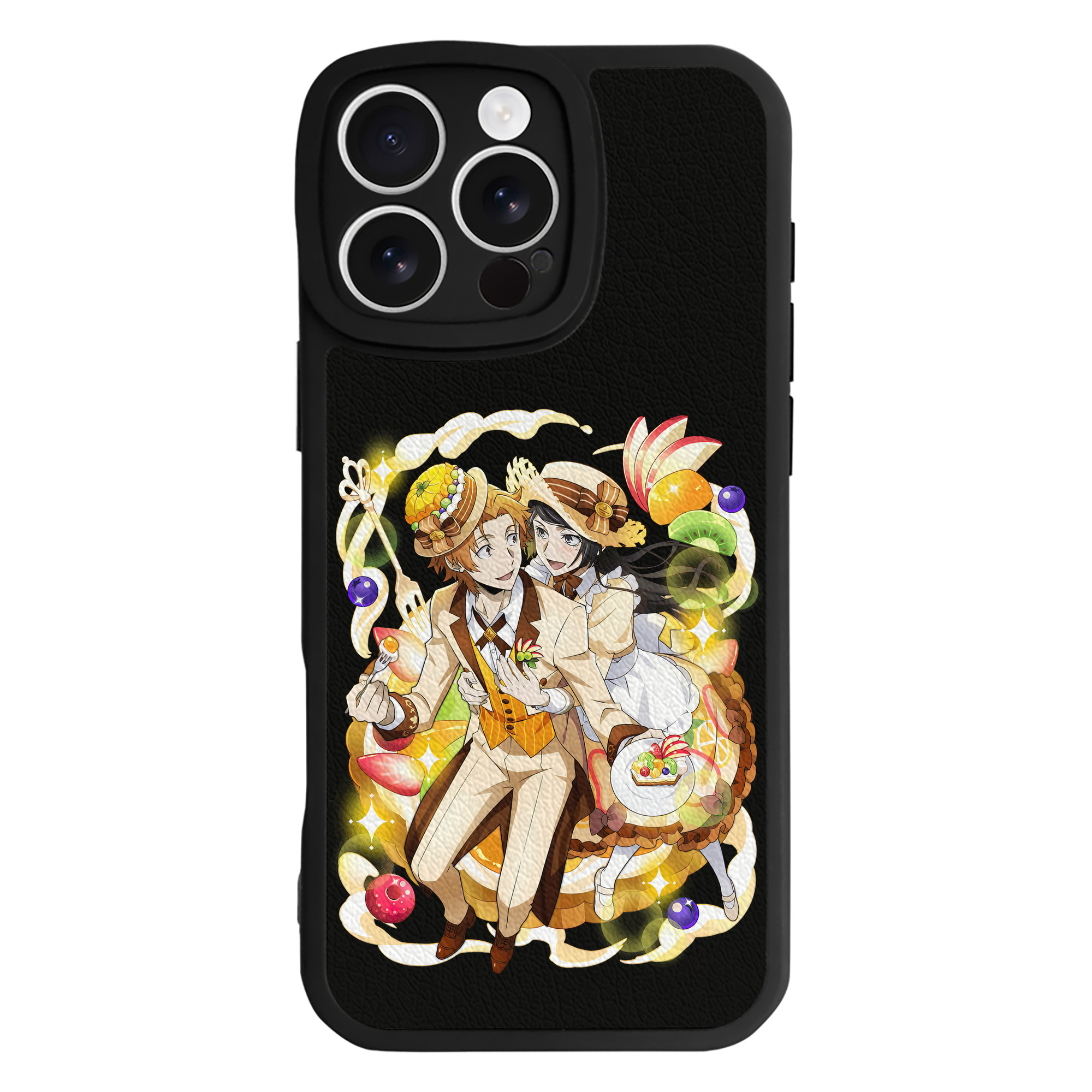 （画像用） 文豪ストレイドッグス Bungo Stray Dogs 【iPhone 16シリーズ対応】シリコンスマホケース（レザー調） 材質：シリコン